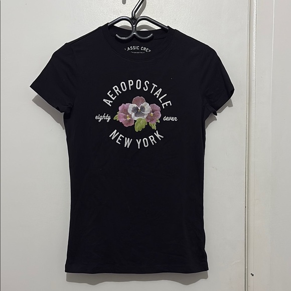 Aeropostale Black Graphic Tee - Picture 1 of 4